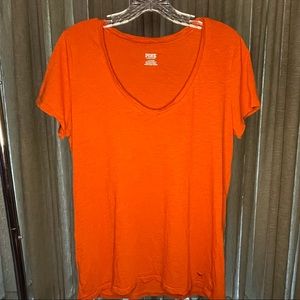 PINK by Victoria Secret Large Orange T-Shirt